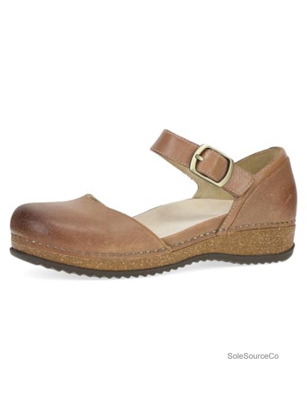 Dansko Mae Mary Jane Flats Women's Suede Hook & Loop Closure Slip On
